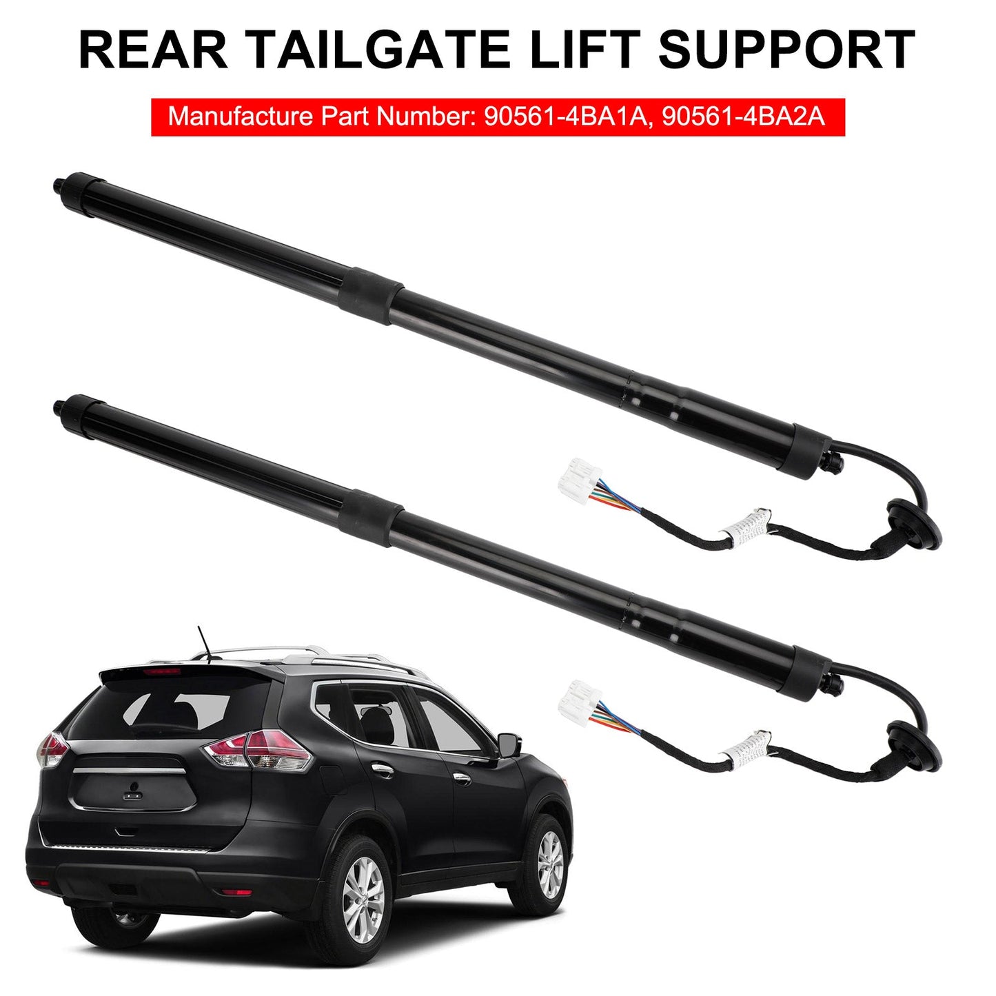 2014-2019 Nissan Rogue S Sport Utility 4-Door 2.5L 2PCS Electric Tailgate Struts 905614BA4A 971827851