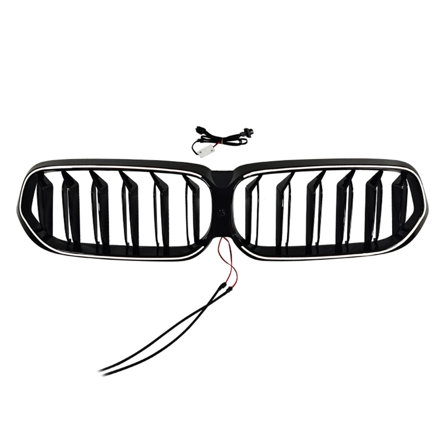 2020-2025 Fit BMW 6 Series G32 Double Slat Black Front Kidney Grille Grill