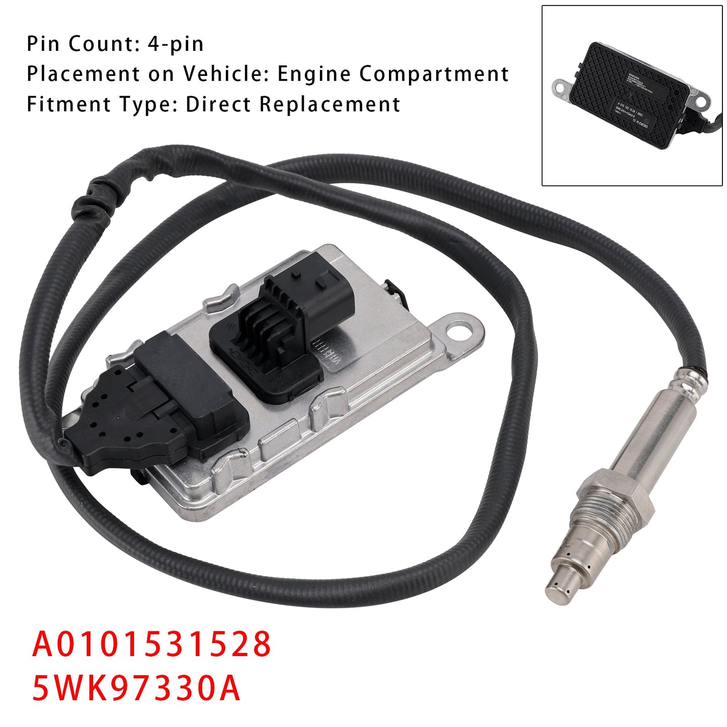 2011-2023 Mercedes-Benz Actros Nox Nitrogen Oxide Sensor A0101531528 5WK97330A