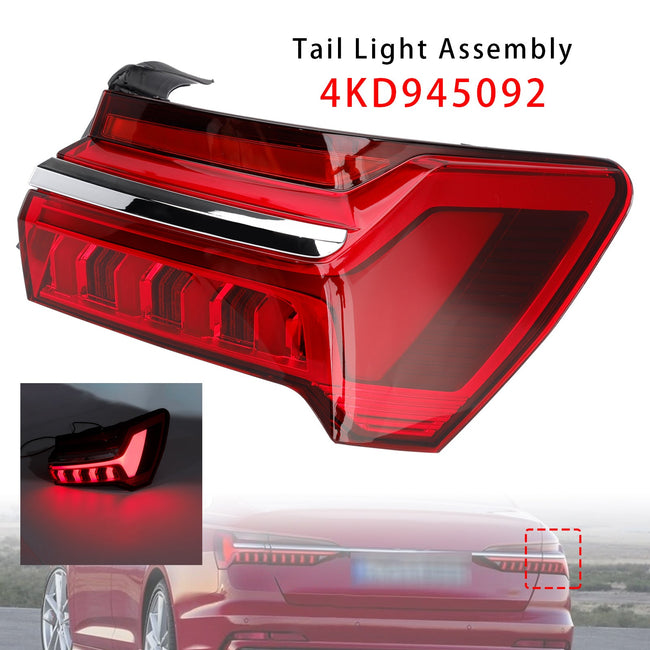 2019-2023 For Audi A6 C8 Right LED Outer Tail Light Assembly 4KD945092