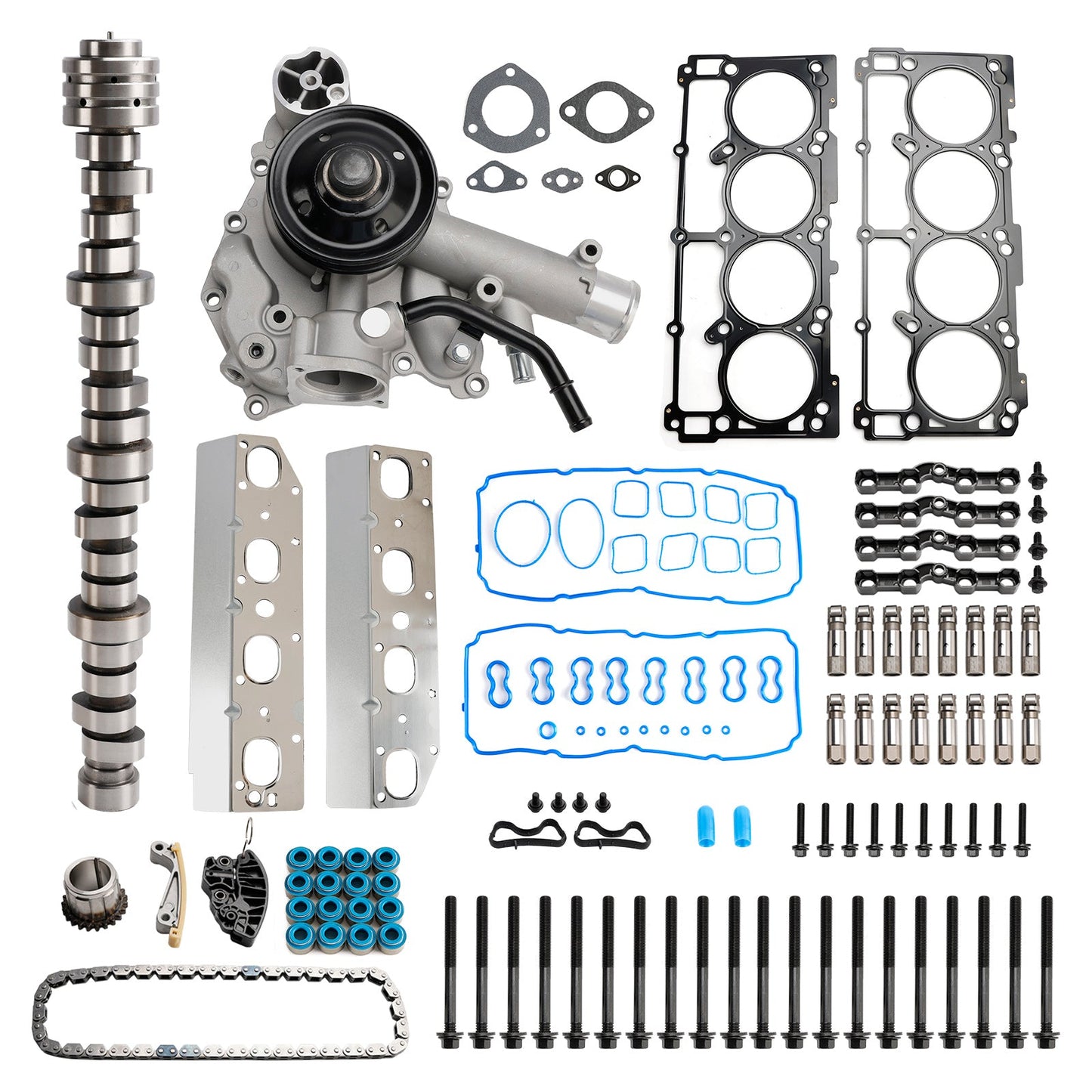 MDS Camshaft KitTiming Chain Kit Water Pump Fit for Dodge Ram 1500 5.7L Hemi 09-19