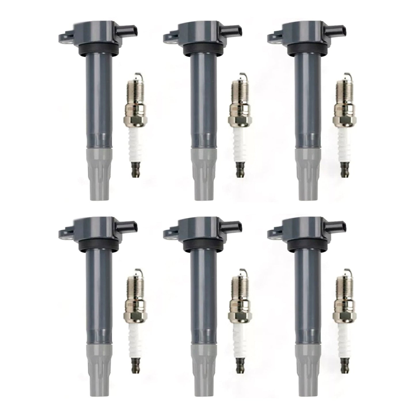 2006-2010 CHrysler 300 V6 3.5L 6pcs Ignition Coil & Spark Plugs UF502 4606869 4606869AA