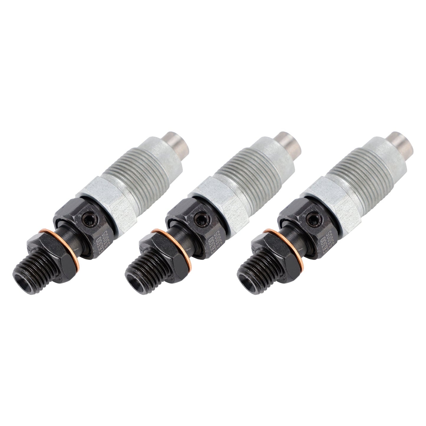 3Pcs Fuel Injector For Kioti Tractors Daedong DK45 CK22 E6300-53004 E6300-53005