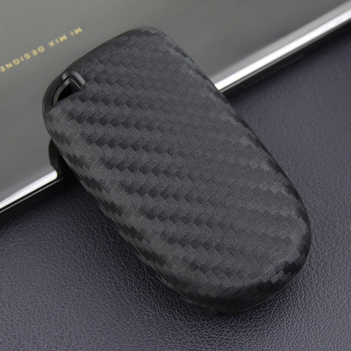 Leather Silicone Car Key Case Cover With Buckle For Jeep