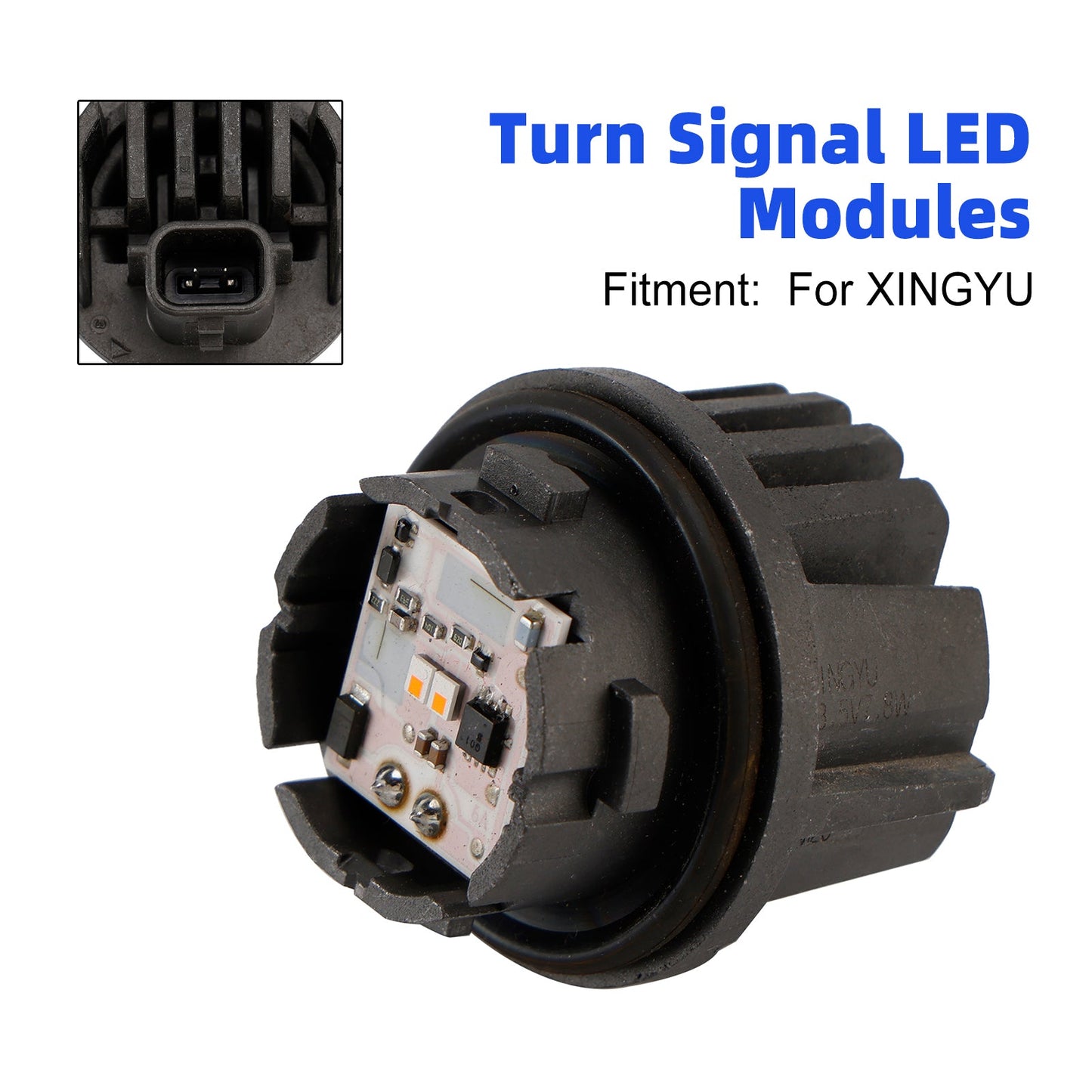 Turn Signal LED Modules LEDMK-07 13.5V 7.8W 7-2Pin For XINGYU