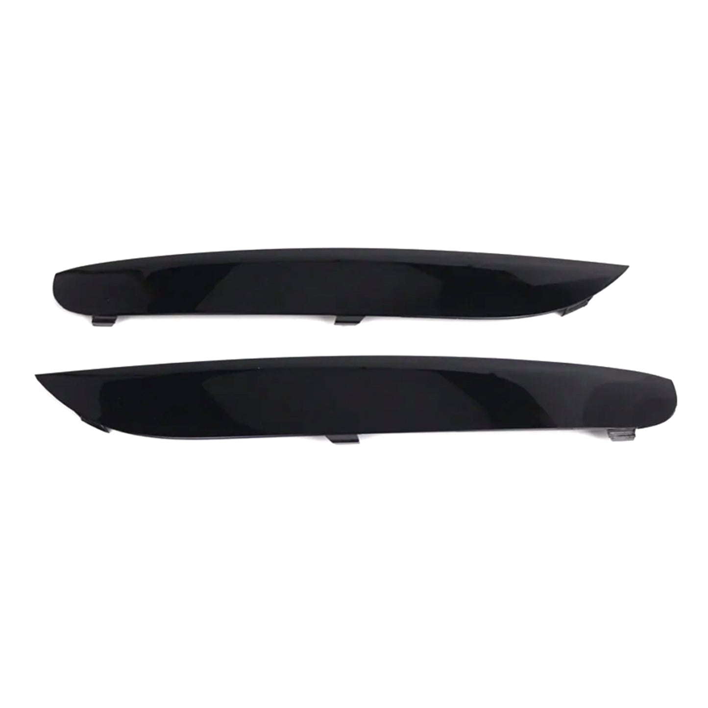 2009-2015 BMW 7 Series F01 F02 2x Front M Sport Bumper Moulding Trims