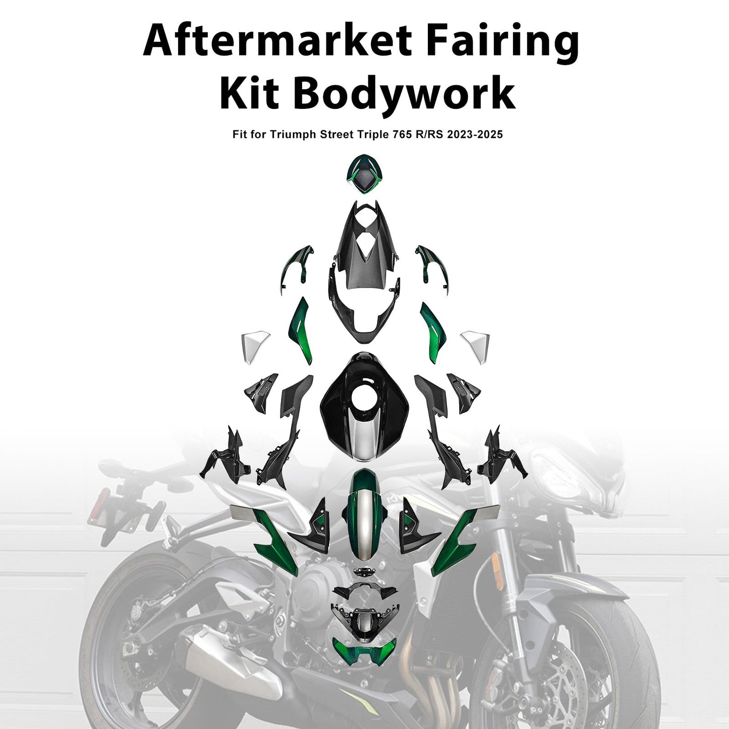 Injection Bodywork Fairing Kit for Street Triple 765 R/RS 2023-2025