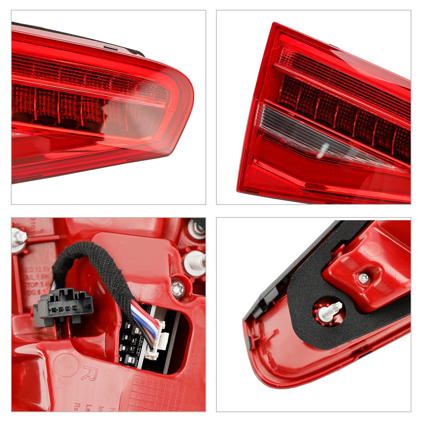 4pcs Rear Tail Light Lamp 8K5945093AC 4AC 5AC 6AC For Audi A4 B8.5PA 2013-2016