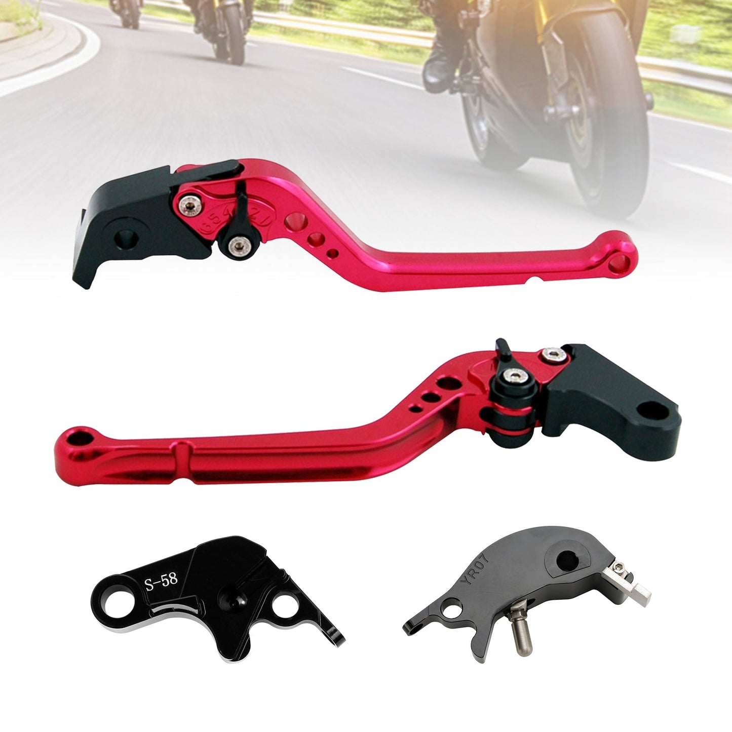 Long Clutch Brake Lever fit for YAMAHA YZF R7 MT-10/SP FZ-10/SP 2022-23