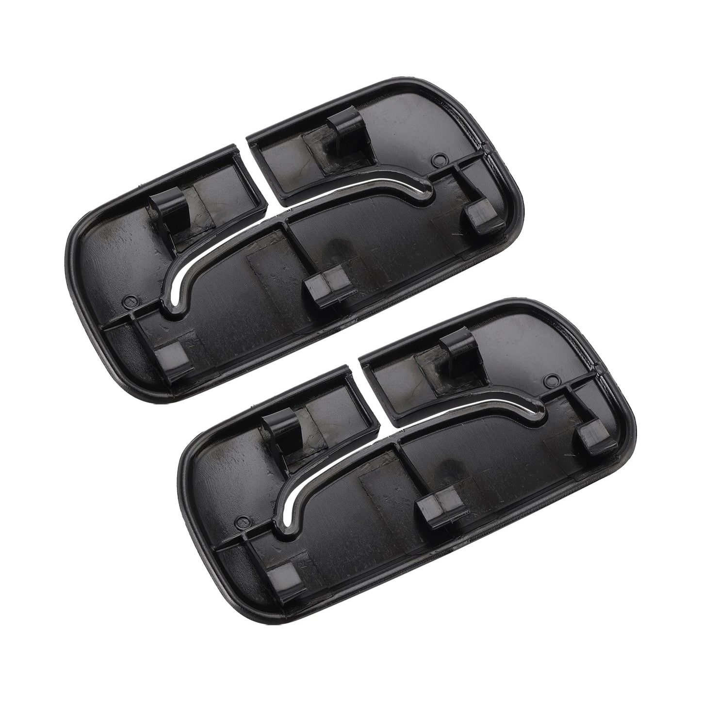 2X Rear Black Seat Belt Bezel 1AP31DX9AA For Jeep Wrangler JK 2011-2018