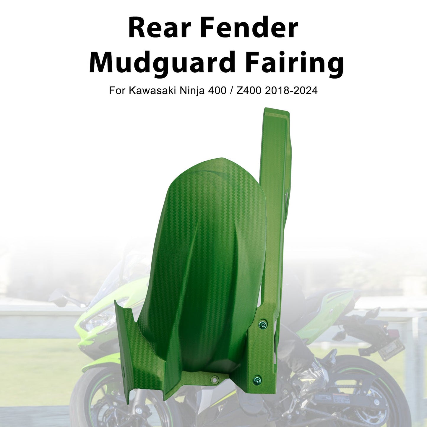 2018-2024 For Kawasaki Ninja 400 / Z400 Rear Fender Fairing