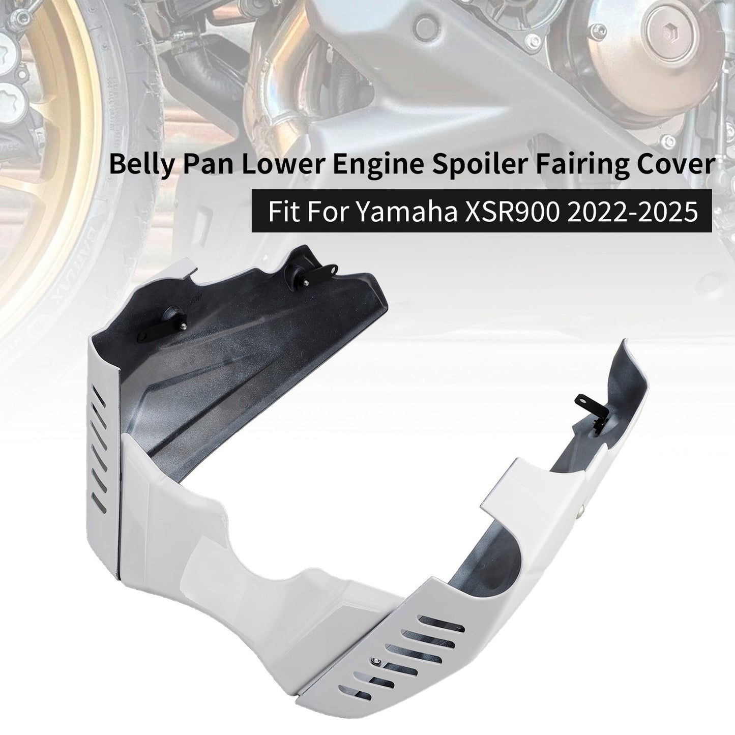 2022-2025 Yamaha XSR900 Belly Pan Lower Engine Spoiler Fairing Cover