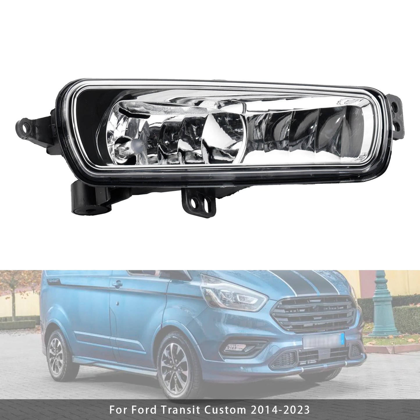 1 Pcs Front Right Fog Light Lamps With Bulbs For Ford Transit MK8 V363 2014-2023