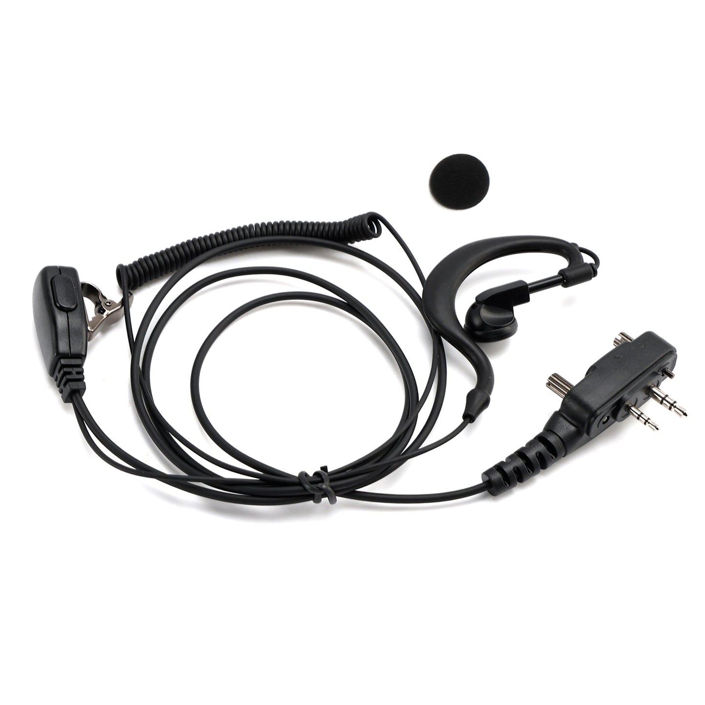ICOM F1000-011 Curved Earhook Headset For ICOM A16 IC-F3230 F4230D F1100 F2100D