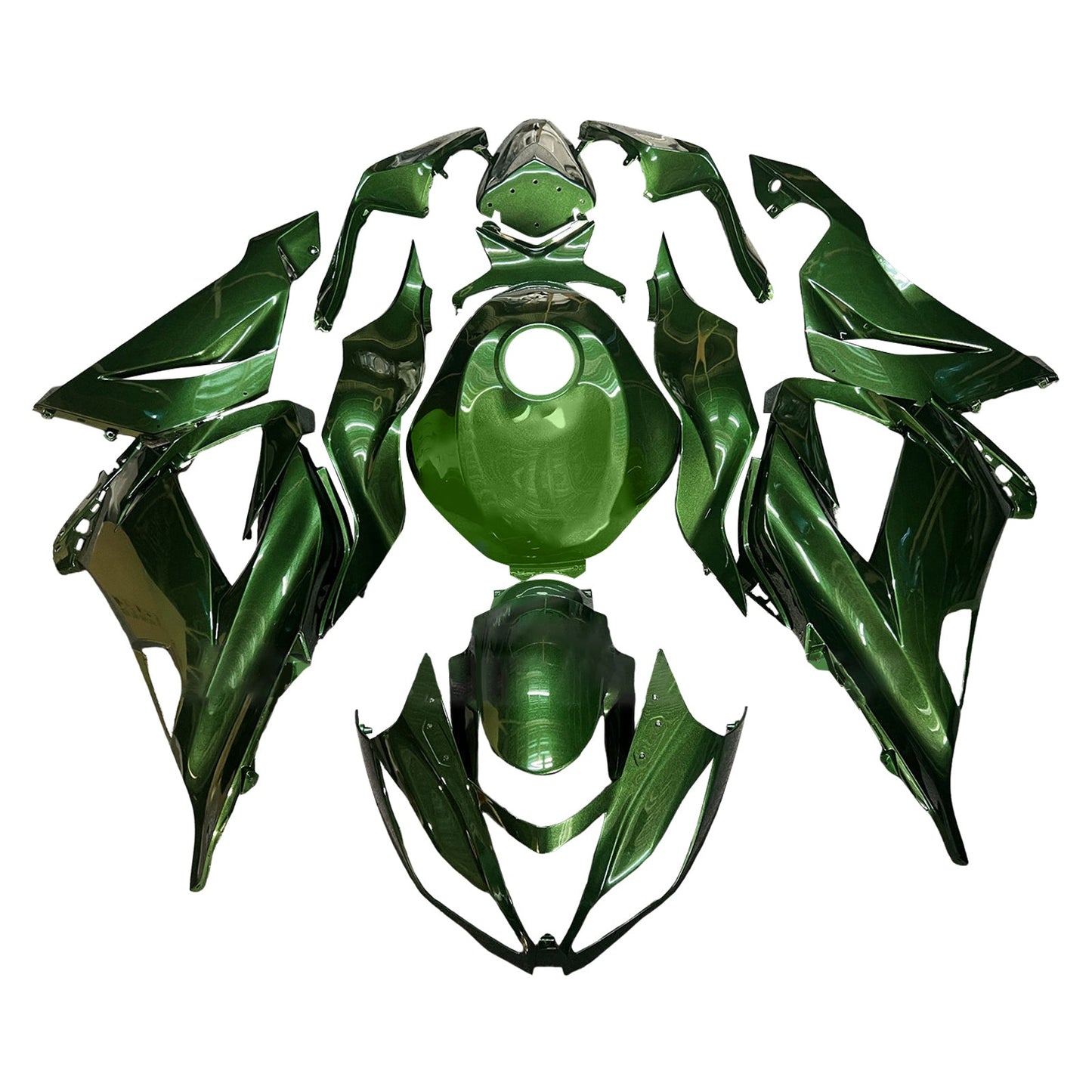 Injection Fairing Kit Bodywork Plastic ABS fit For Kawasaki ZX6R 636 2013-2018