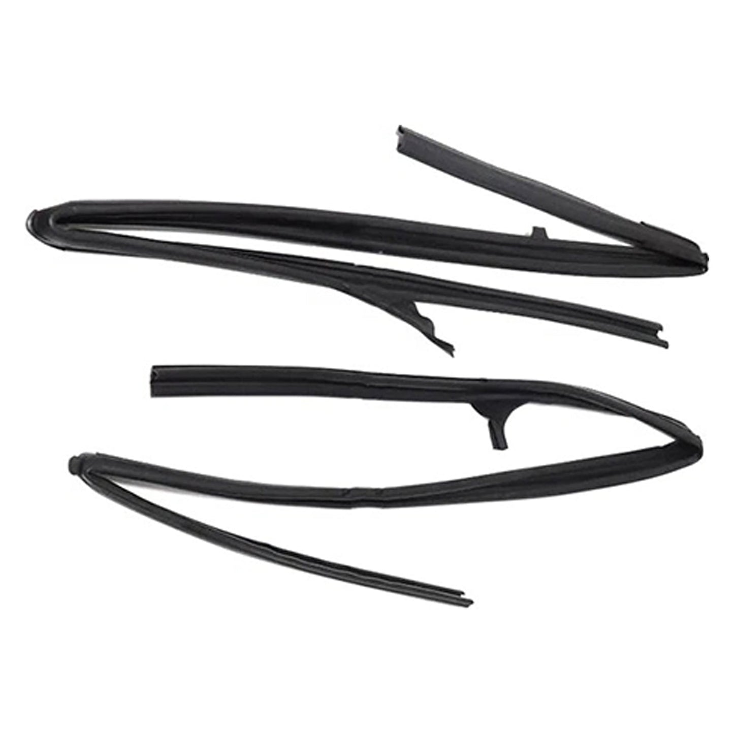 1998-2005 For Nissan Frontier 2PCS Door Glass Run Rubbers 80331-2S400+80330-2S400