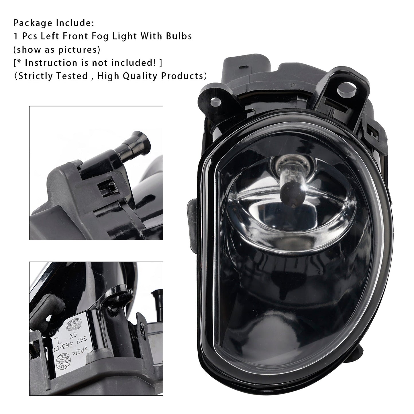 2004-2007 Audi A8 D3 1 Pcs Left Driver Side Front Bumper Fog Light