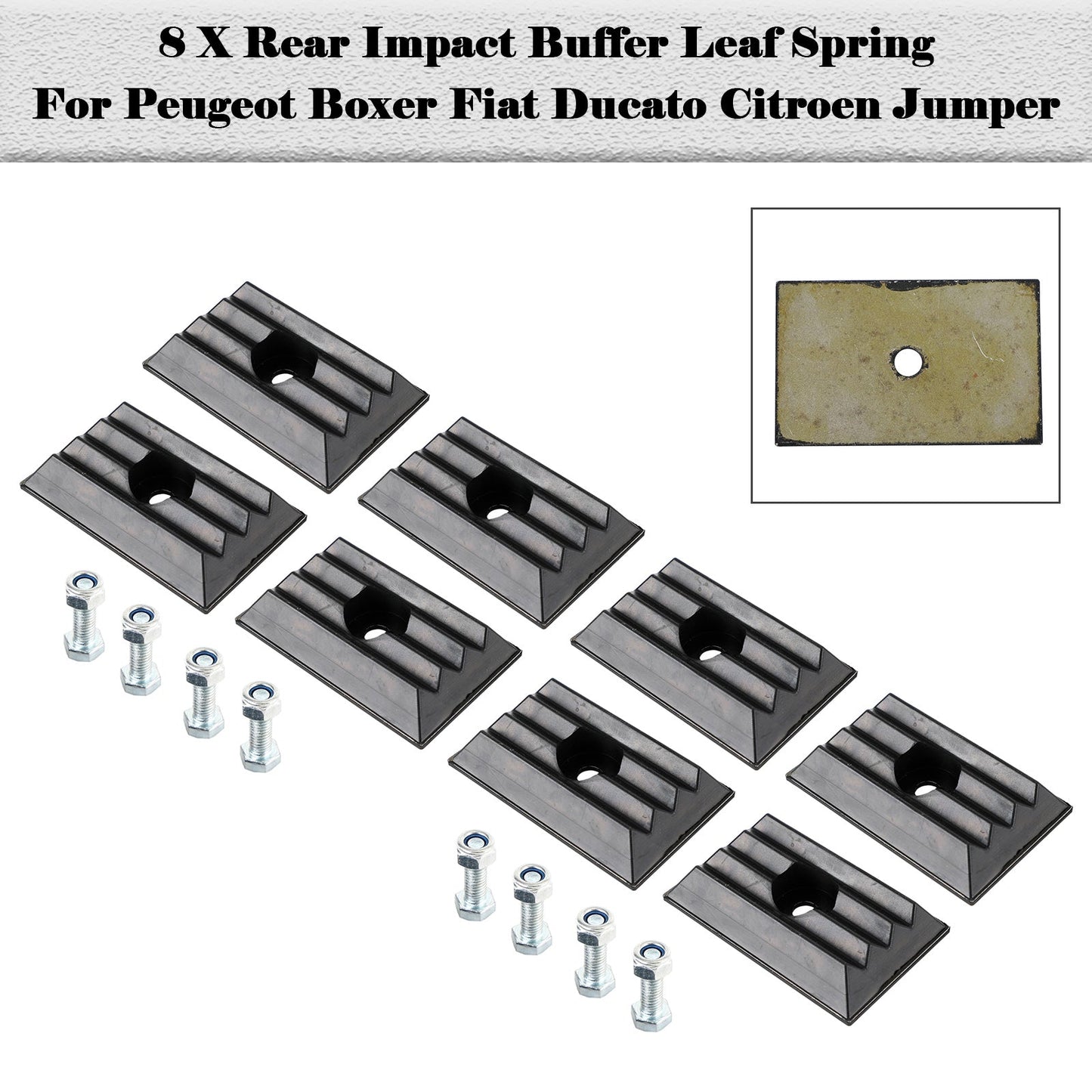 2006-up Jumper 8 X Rear Impact Buffer Leaf Spring