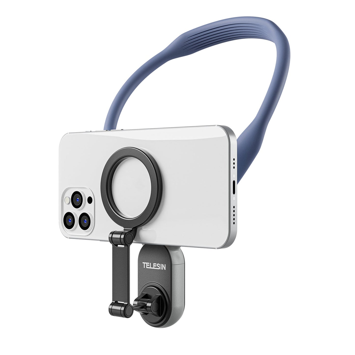 Magnetic Neck Halter Bracket Quick Release Shock Absorption For Mobile Phone