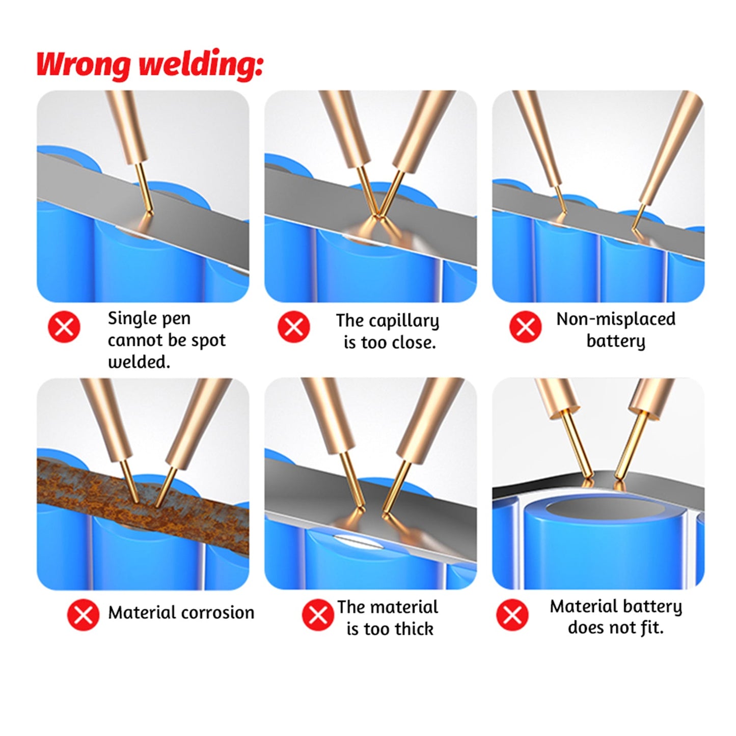 Portable Mini Spot Welder Tool DIY Battery Welding Machine 11 Gears Adjustable