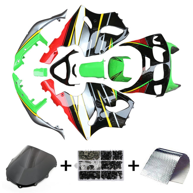 1996-2003 Kawasaki ZX-7R Injection Fairing Kit Bodywork Plastic ABS