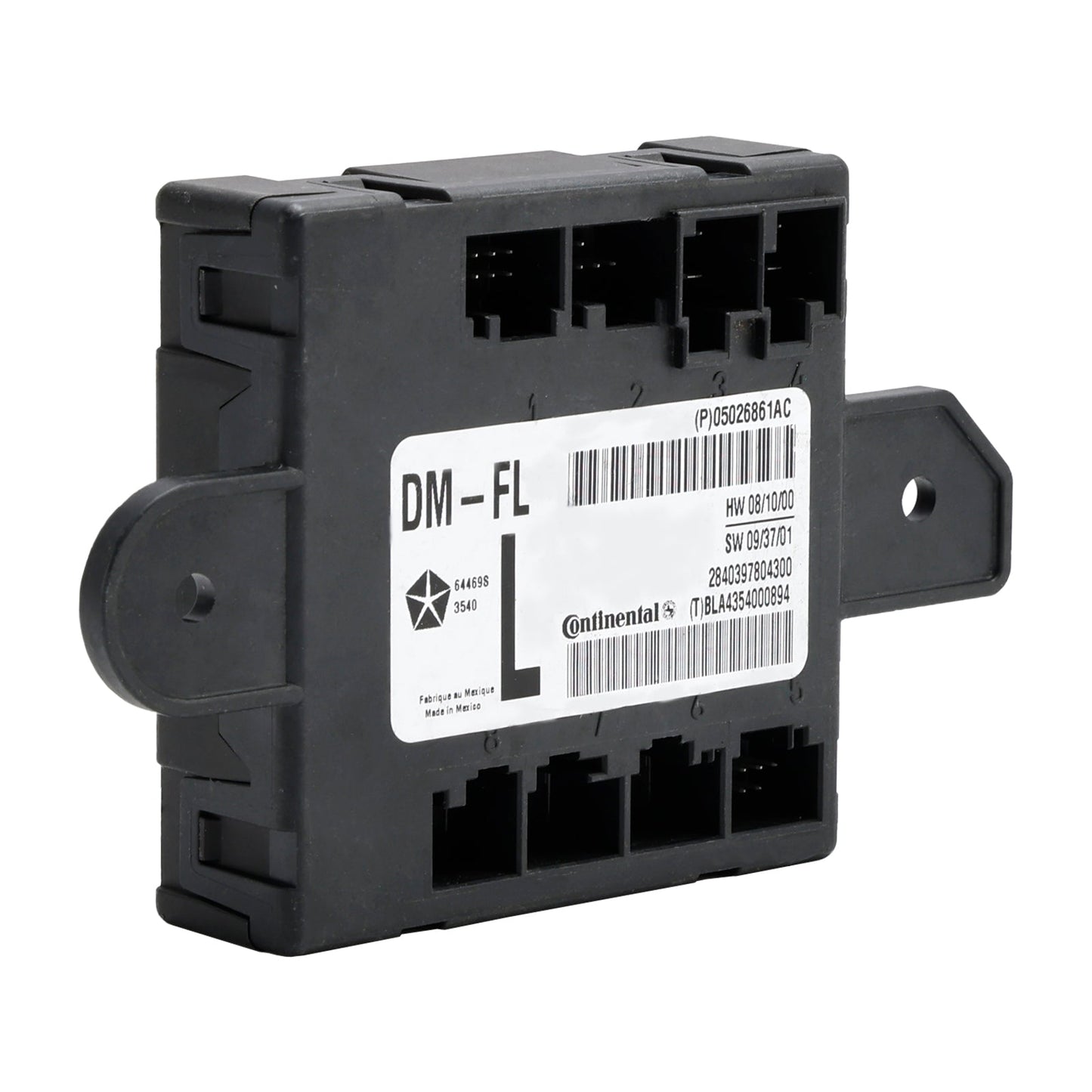 2007-2020 Dodge Chrysler Front Left Driver Door Module 05026861AC