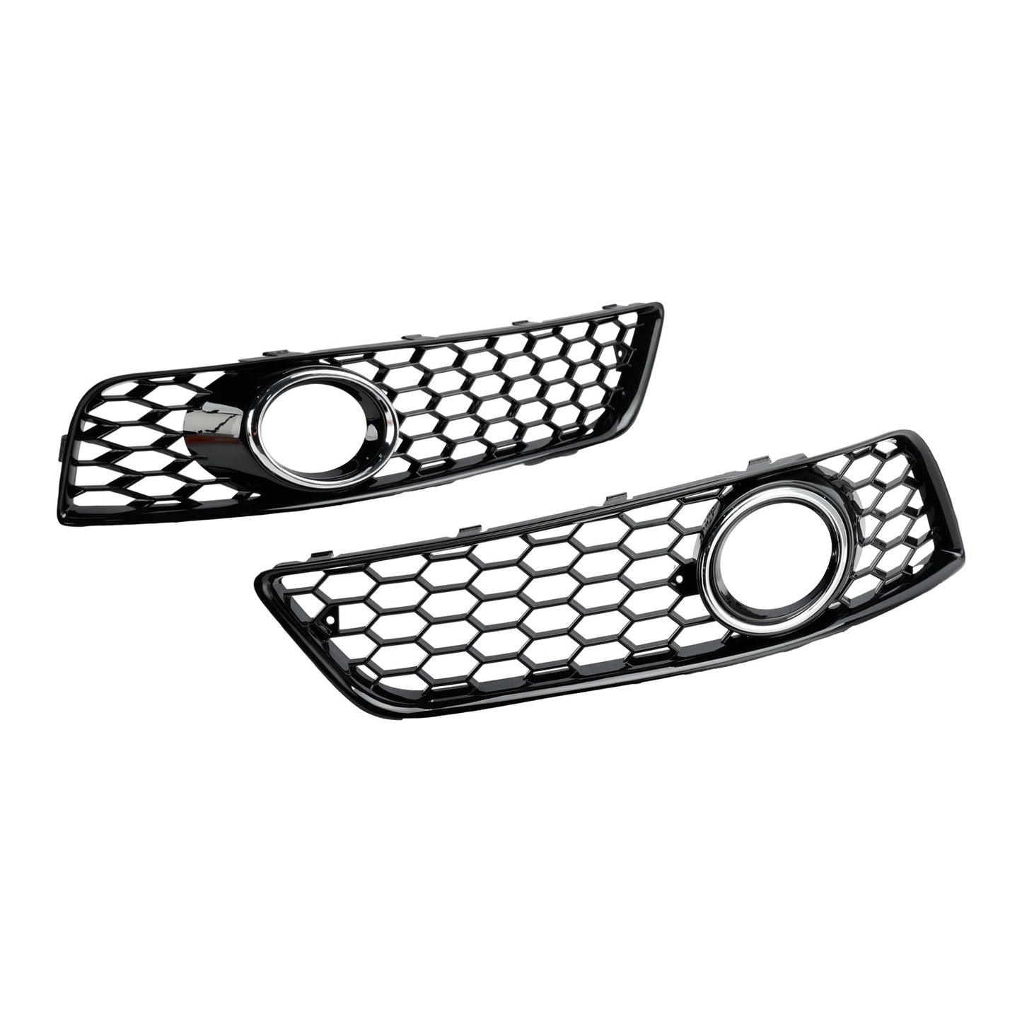 2009-2013 Audi A3 8P Honeycomb Bumper Front Fog Light Grille Grill Cover