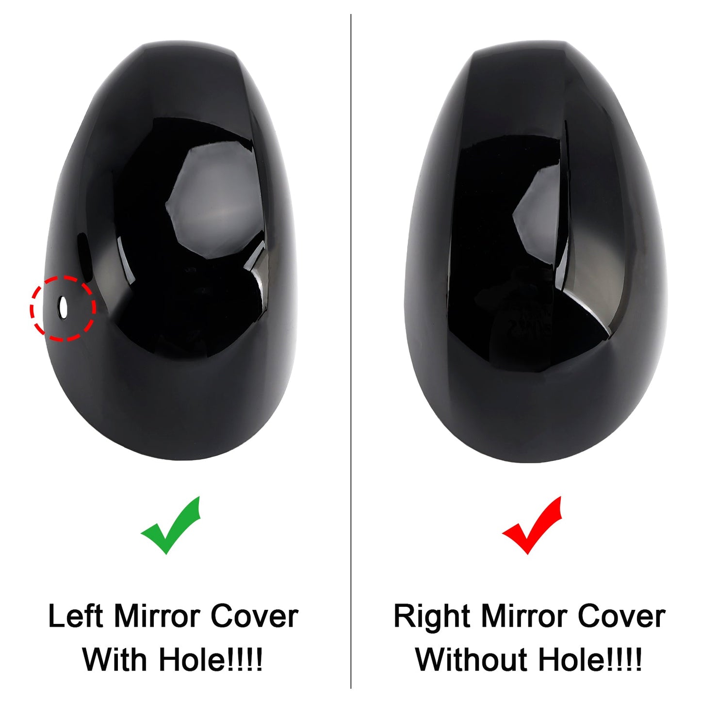 Left& Right Mirror Cover for MINI Cooper F54 F55 F56 F57 2020-2024