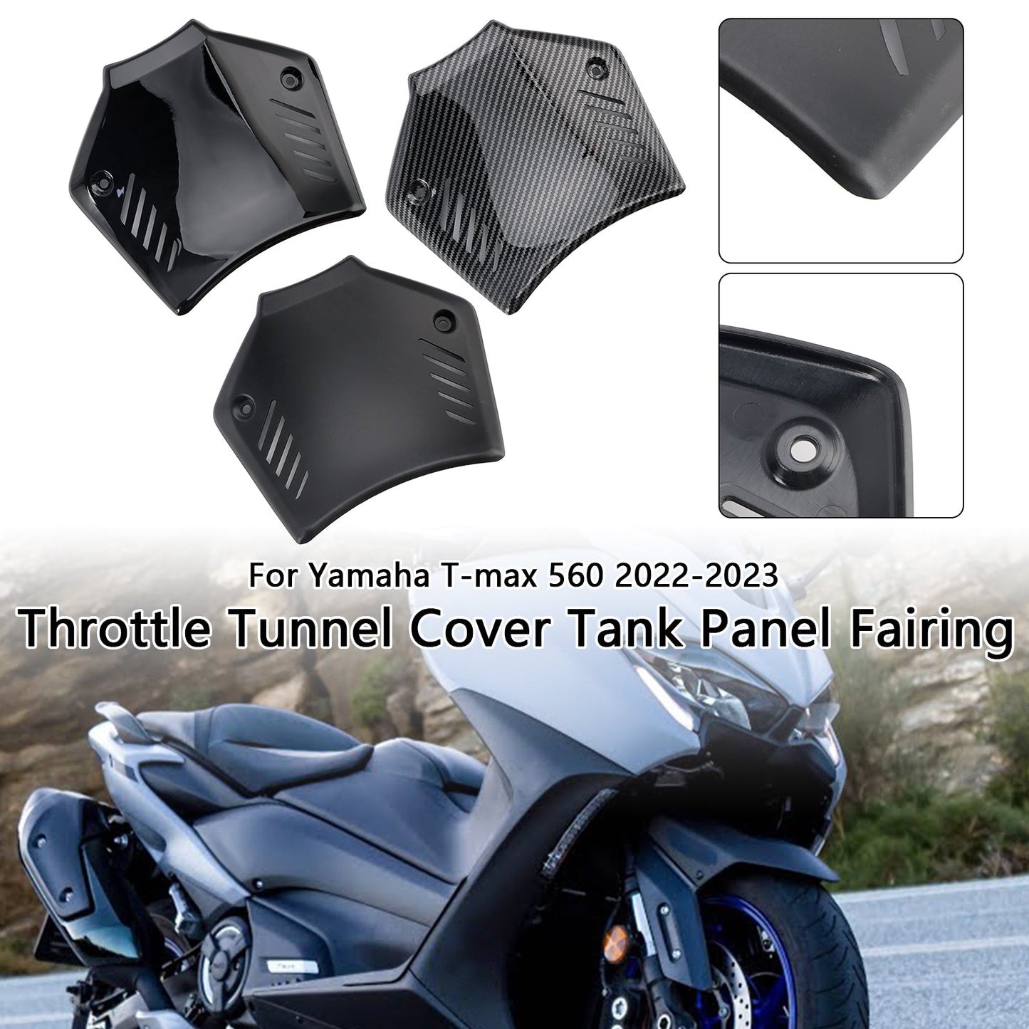 2022 2023 Yamaha Tmax 560 Throttle Tunnel Cover Tank Panel Fairing