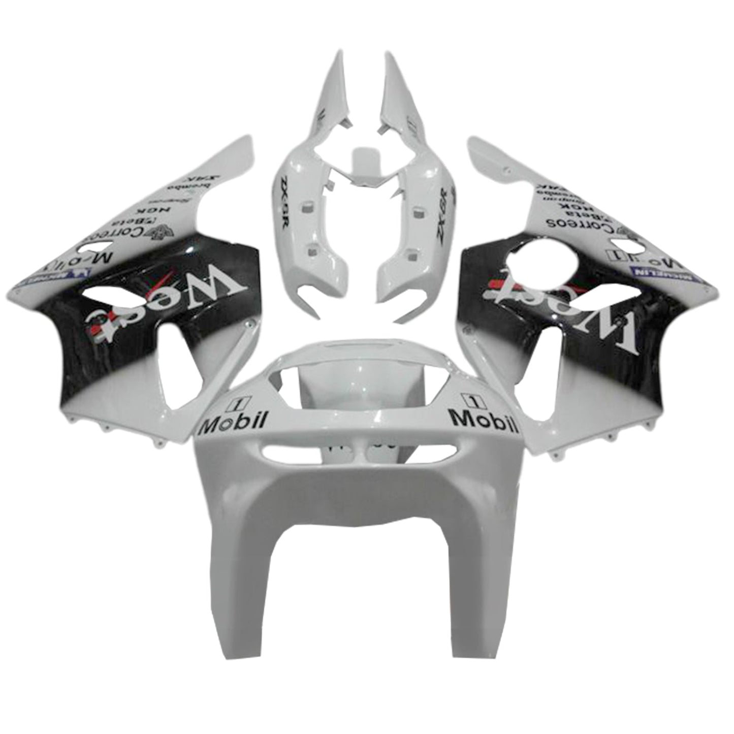 1994-1997 Kawasaki ZX-6R Injection Fairing Kit Bodywork Plastic ABS