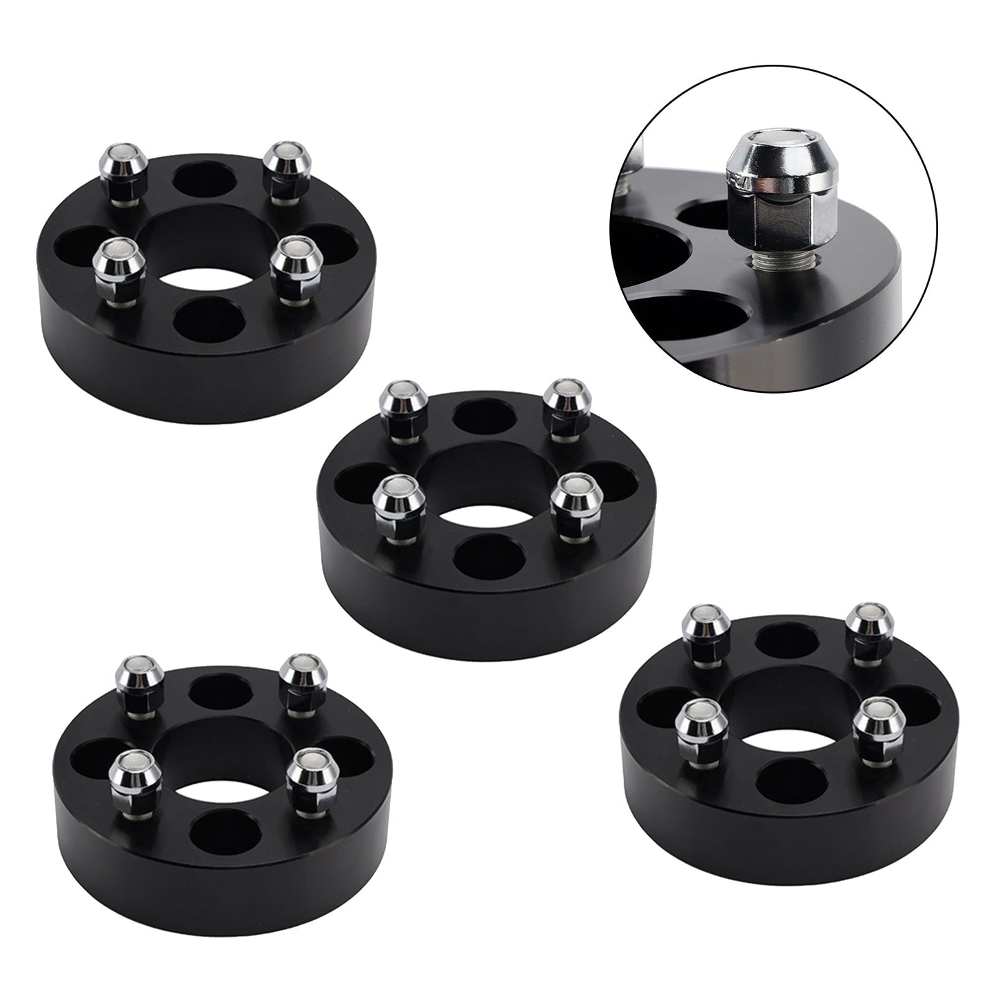 Golf Carts Wheel Spacer Kit With Lug Nuts 1.5 Inch For Ezgo Club Car Golf Carts