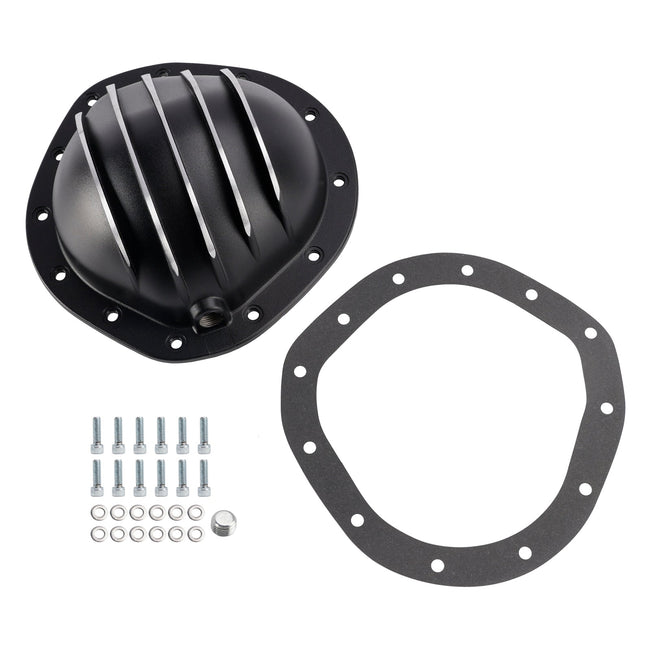 1967-1981 GMC Jimmy 1/2 Ton Full-Size 12 Bolt Black Aluminum Differential Rear End Cover YI217826T CE2862856IEC