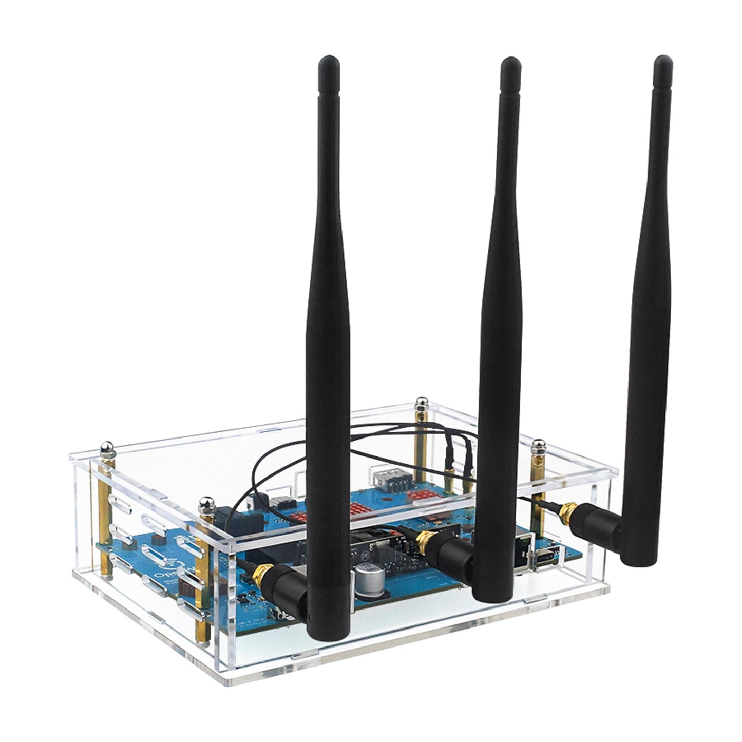 BananaPi Openwrtone Shell Acrylic Transparent Protective Shell External Antenna