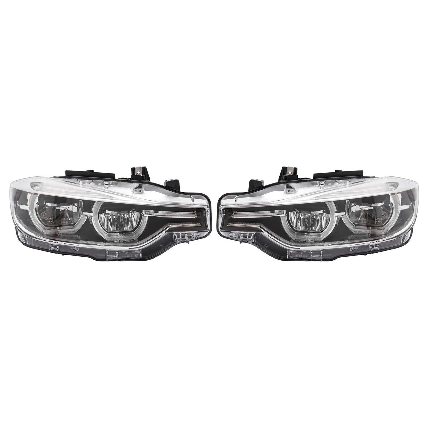 Left+Right LED Headlight For BMW 3 Series F30 F31 2016-2019 Without AFS