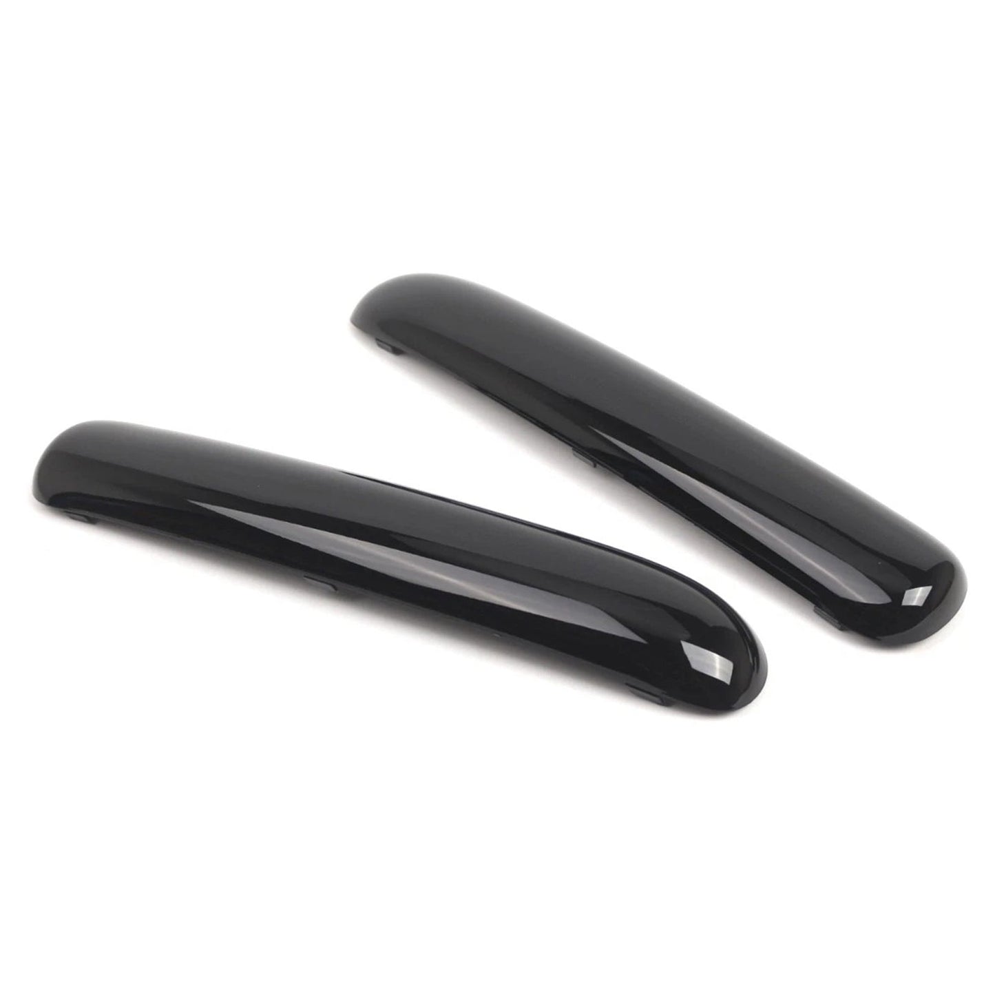 2001-2004 Mini One Cooper R50/R52/R53 Pair Front Bumper Trim Set Glossy Black