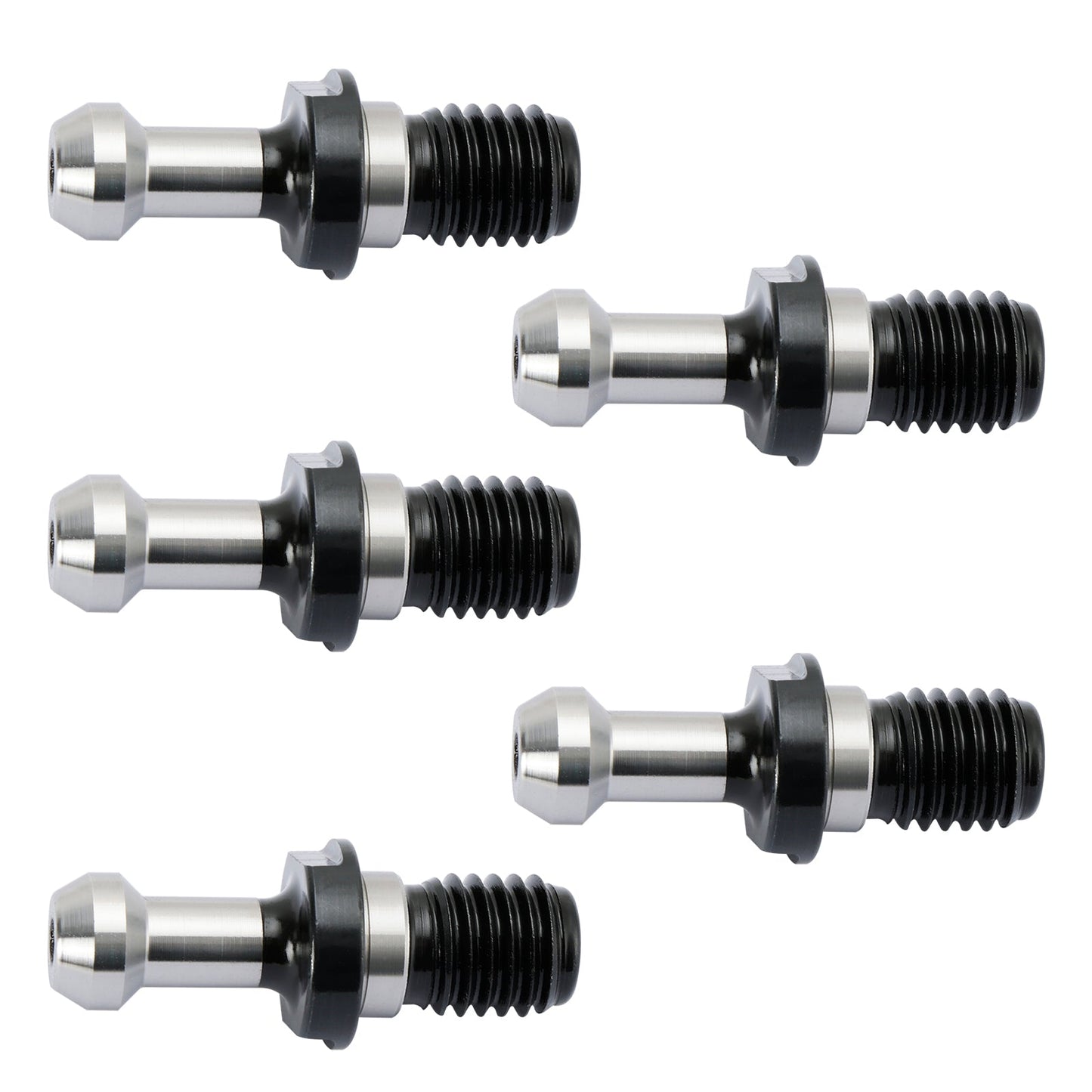 5Pcs CAT40 45° Pull Stud Retention Knob Fits For Any Haas CAT40 CNC Silver