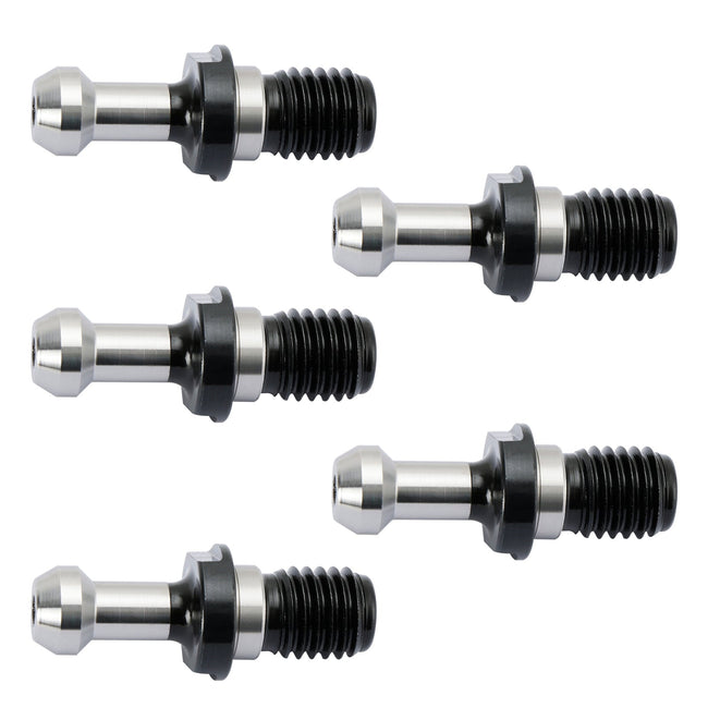 5Pcs CAT40 45° Pull Stud Retention Knob Fits For Any Haas CAT40 CNC Silver