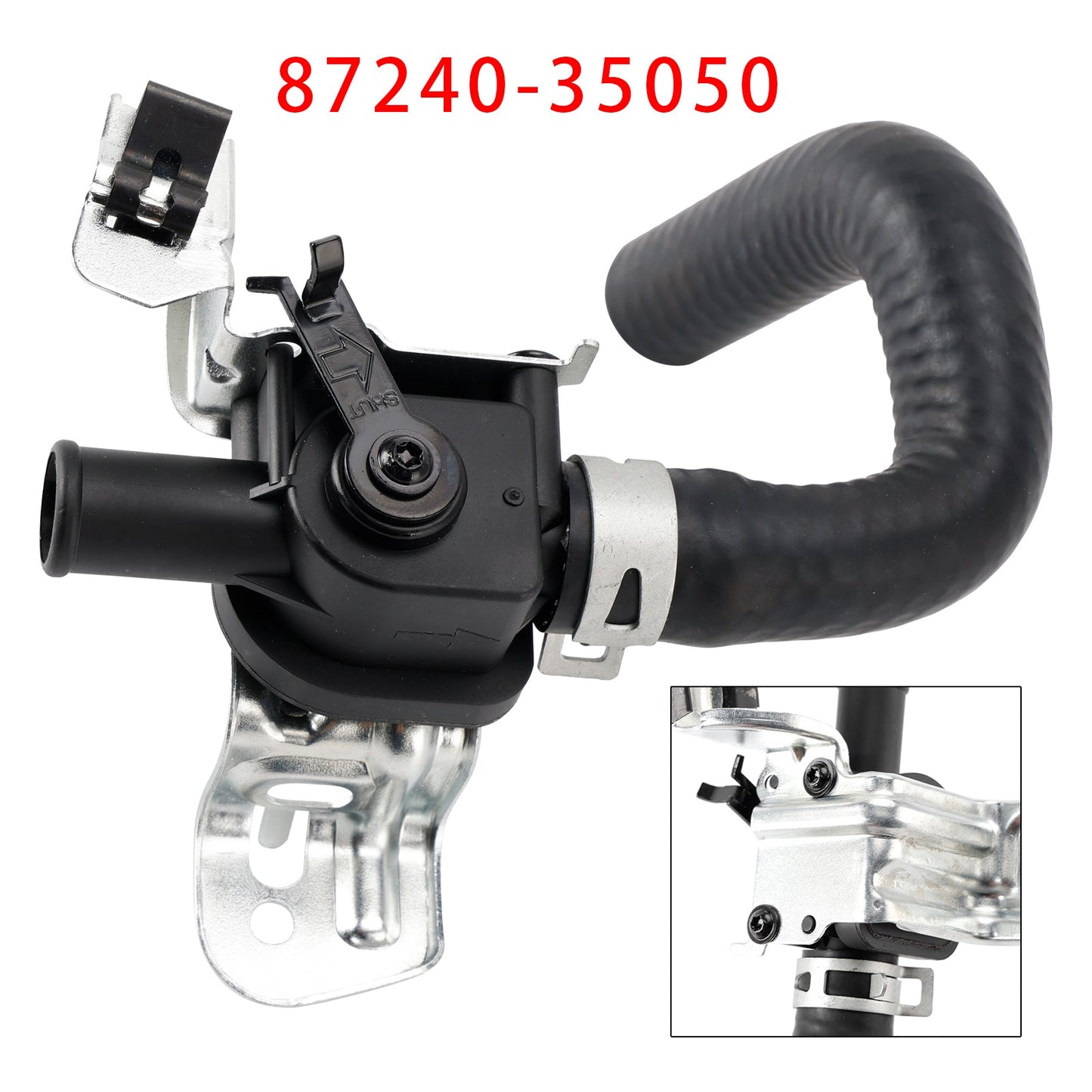 1996-1998 Toyota 4Runner 2.7L L4 3.4L V6 HVAC Heater Control Valve With Inlet Hose