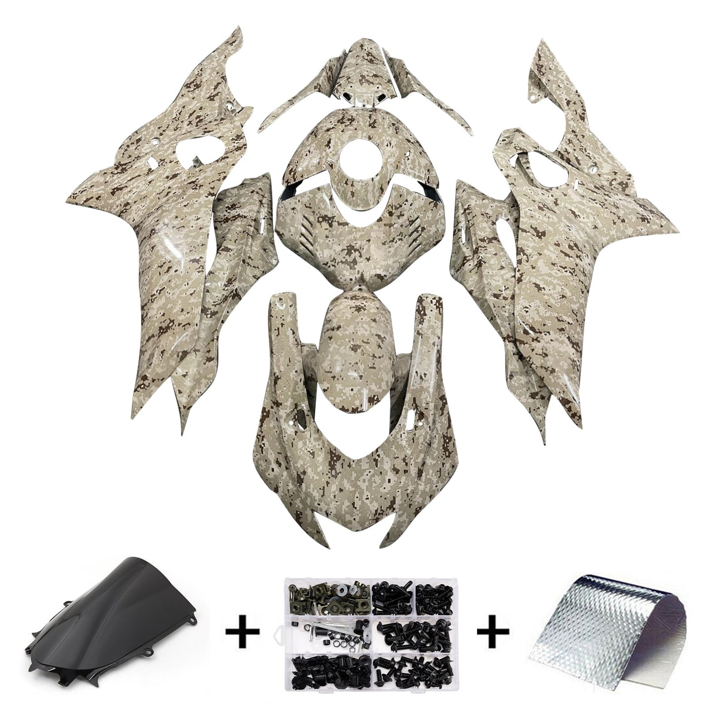 Injection Fairing Kit Bodywork Plastic ABS fit For Yamaha YZF-R6 2017-2023