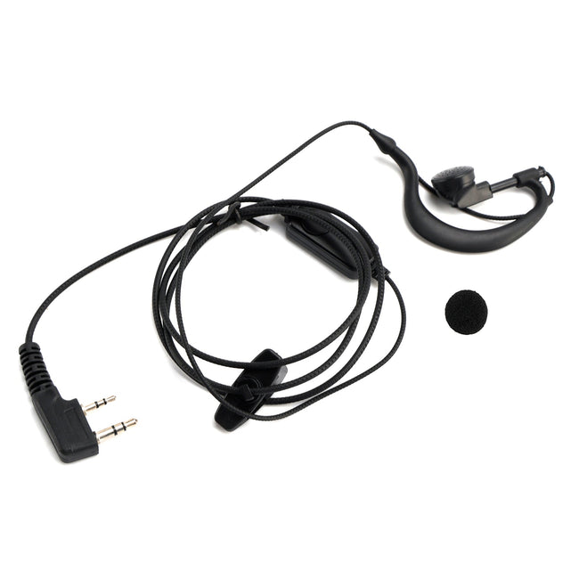 K-031 Pressure Wire Earhook Headset For TK-208 TH-D7 RPU416A KG-UVD1 TG-K4AT