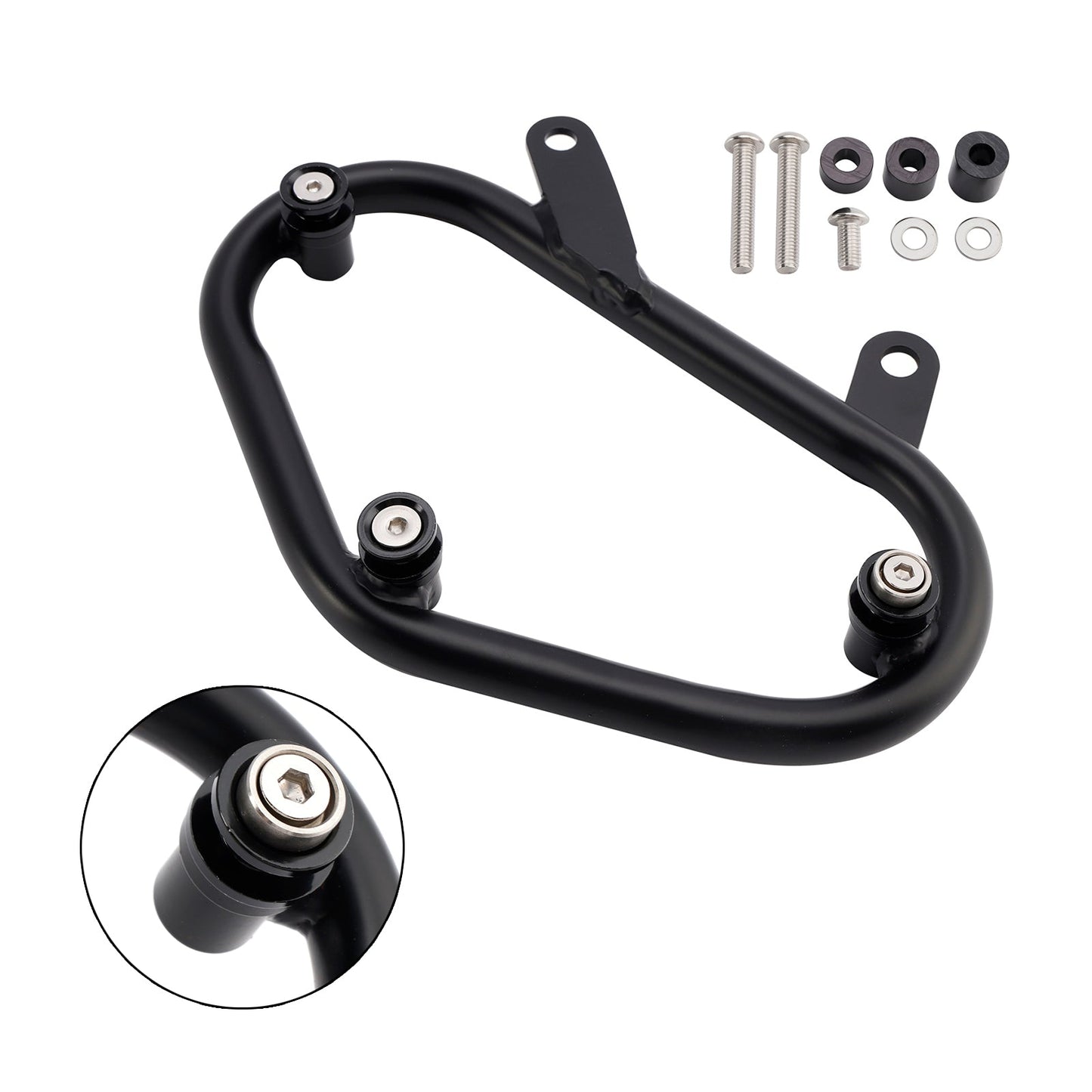 2024-2025 Speed Scrambler 400 X Luggage Rack Side Saddle Bag Mount Bracket Left