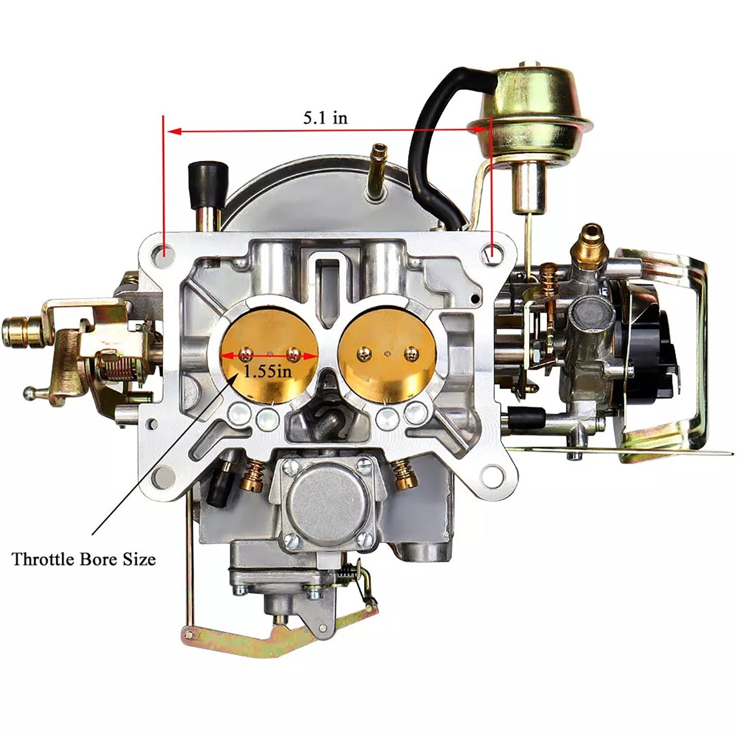 1964~1982 Ford Comet Engine 289 Cu, 302 Cu, 351 Cu 2 Barrel Carburetor Carb 2100 2100A800