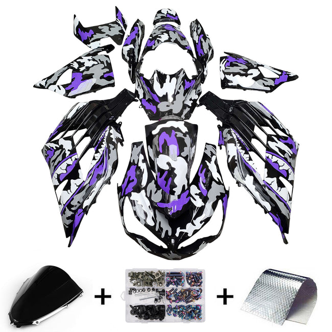 Injection Fairing Kit Bodywork fit For Kawasaki ZX14R ZZR1400 2012-2025