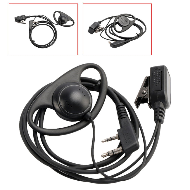 K-326-D Earhook Headset For TK-220 TH-F6 RPV516A KG-UVD1P TG-2AT PX-666 UV-5RB