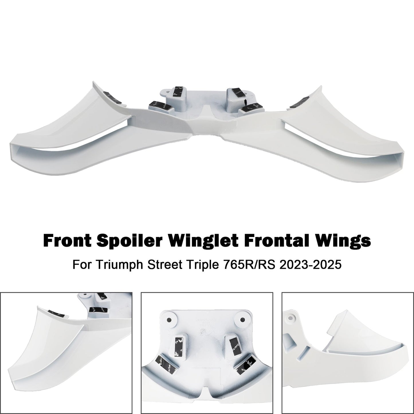 2023-2025 Street Triple 765R/RS Front Spoiler Winglet Frontal Wings