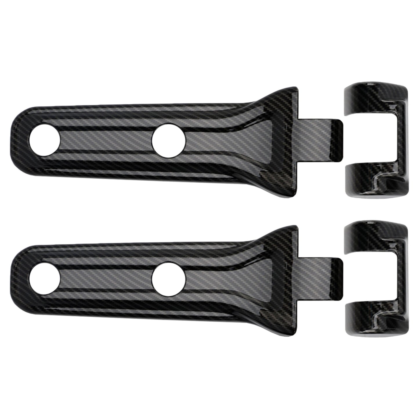 2018-2024 Jeep Wrangler JL Carbon Fiber Tailgate Hinge Cover Trim