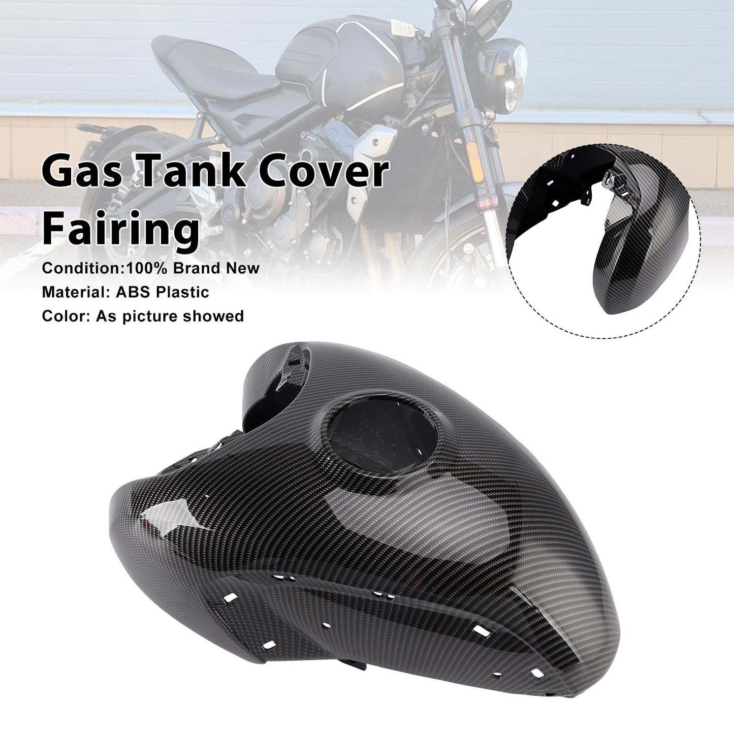 2021-2024 or Trident 660 Gas Tank Cover Fairing Protector F
