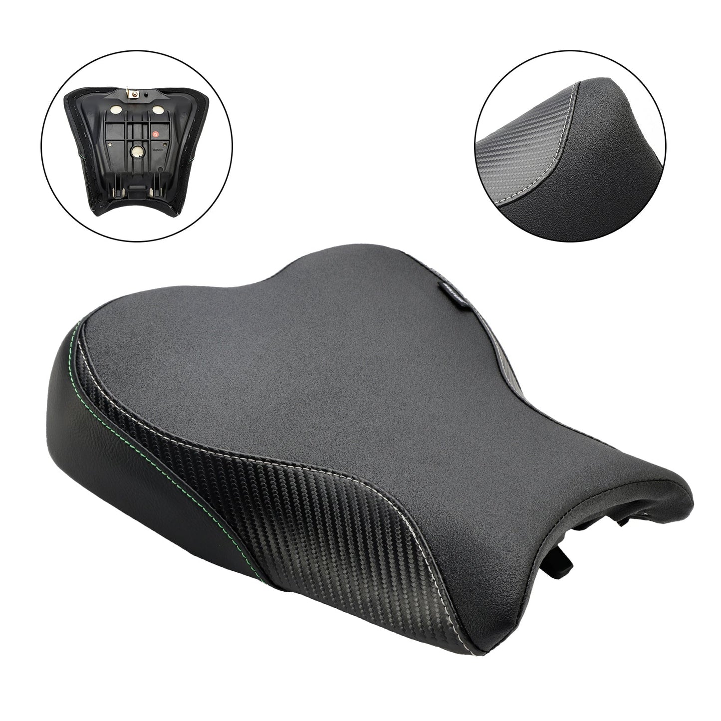 2023 KAWASAKI Ninja ZX-4R ZX-4RR Front Driver Raider Seat Pillion Saddle Black