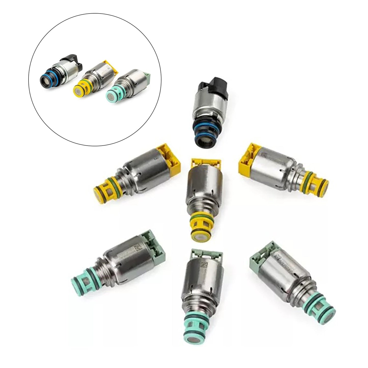 2008-2014 BUICK LACROSSE 2.4L 2.5L V6 3.0L 7PCS 6T40E 6T45E 6T30E Transmission Solenoid Kit