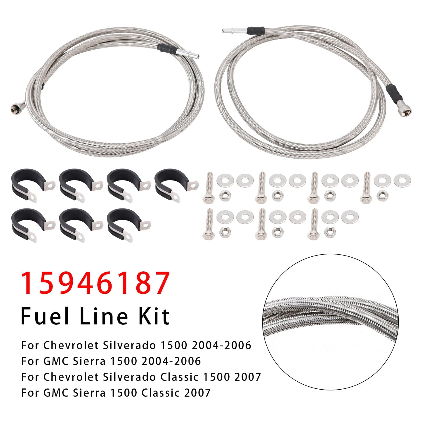 15946187 For 2007 Chevrolet Silverado Classic 1500 Fuel Line Kit